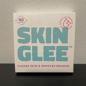 Skin Glee Adhesive Remover Wipes 40ct NEW CGM Cleans Residue